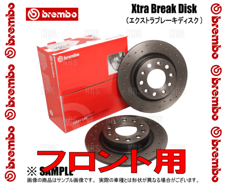 brembo ブレンボ エクストラ ブレーキディスク (フロント) シビック/シビック フェリオ EF9/EG6/EG9/EK4 89/8～00/9 (09.5509.1X_画像3