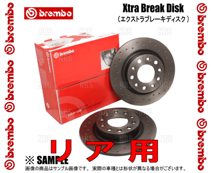 brembo ブレンボ エクストラ ブレーキディスク (リア) レガシィB4 BE5/BE9/BEE 98/12～03/6 (09.B041.1X_画像3