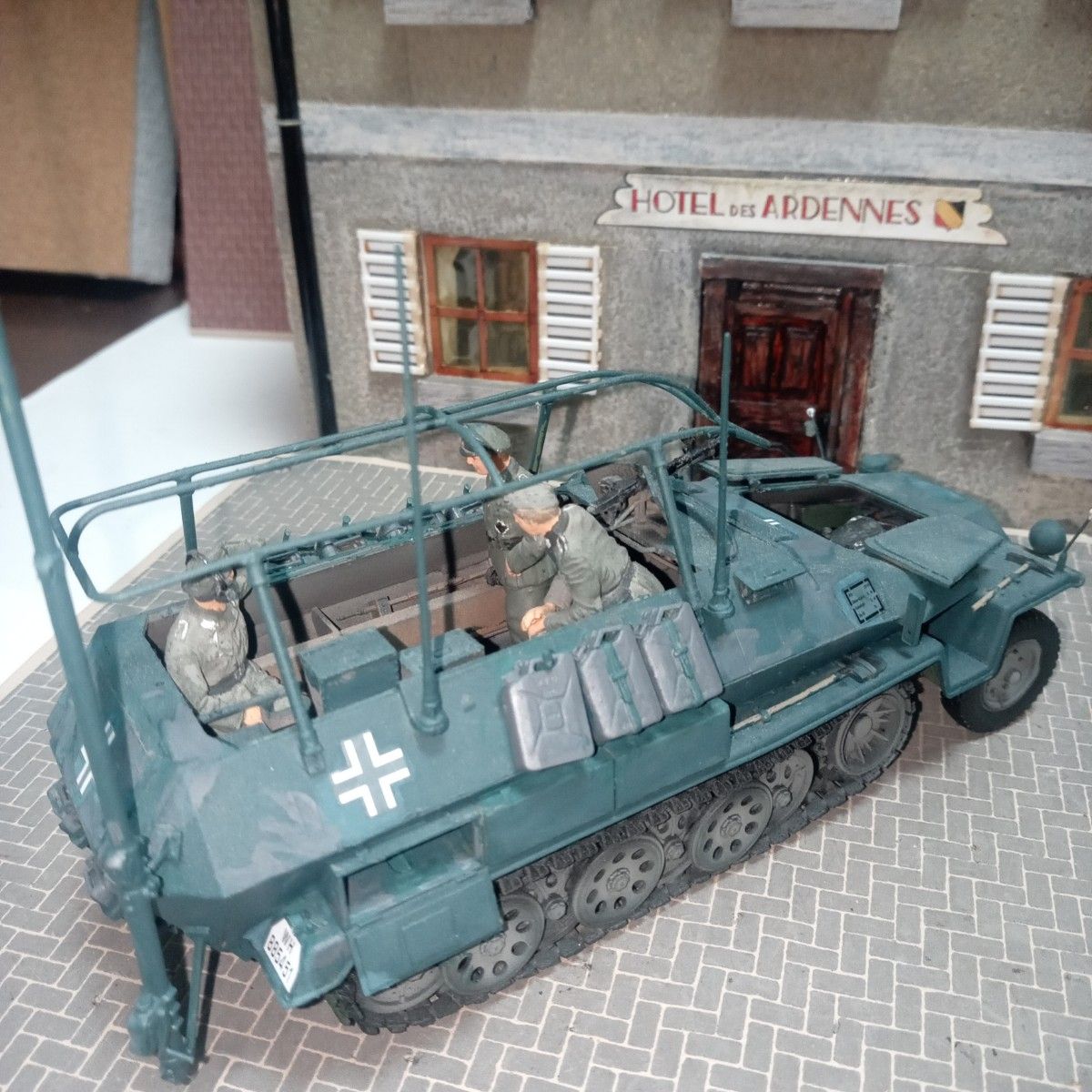 ドイツ軍ハ―フトラックSd.Kfz.251　３輛　1/35　ジオラマ用