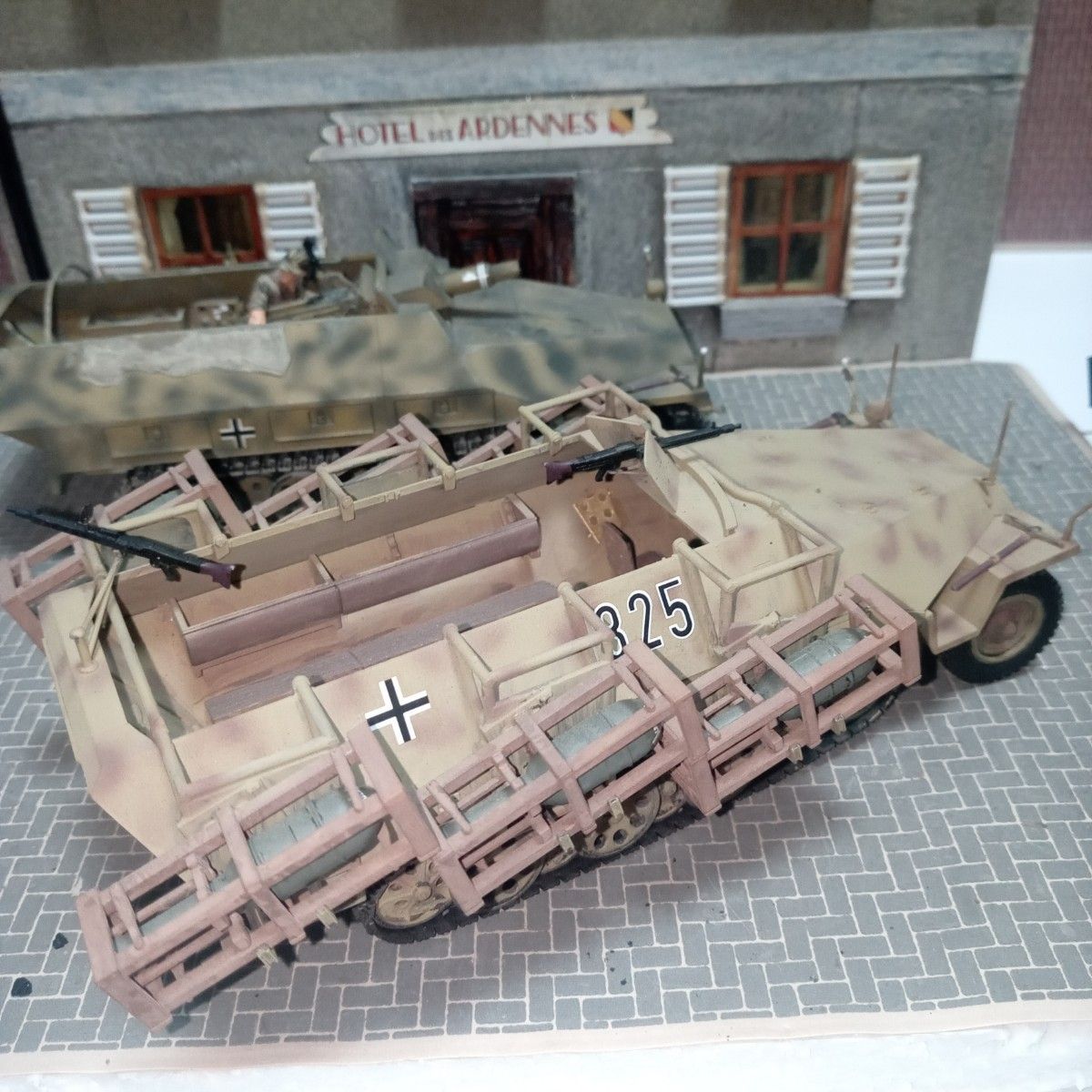 ドイツ軍ハ―フトラックSd.Kfz.251　３輛　1/35　ジオラマ用