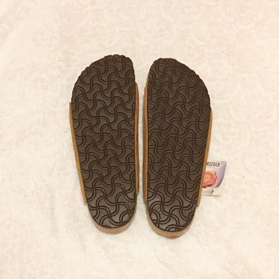 [新品未使用價格15120日元]（僅限日本）BIRKENSTOCK蘇黎世涼鞋真皮絨面革棕色棕色尺碼39 25.5 - 26 cm BS - ZURICH 原文:【新品未使用定価15120円】(日本限定) BIRKENSTOCK チューリッヒ サンダル 革 スエードレザー ブラウン 茶 サイズ39 25.5～26㎝ BS-ZURICH