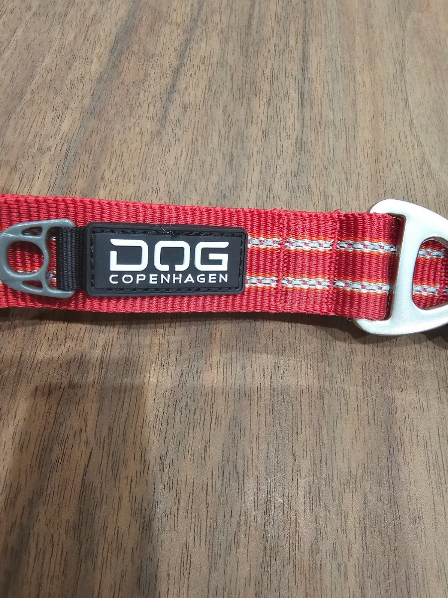  dog Copen is -genDOG Copenhagen L size necklace red walk 