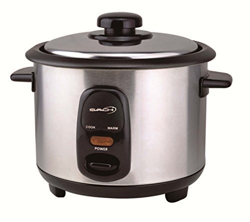 (中古品)Saachi RC60 3 Cup Automatic Rice Cooker (Uncooked) with Keep Warm Stai