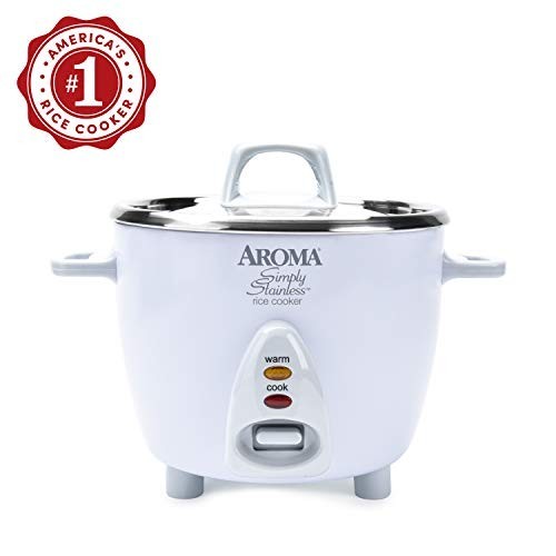 2年保証』 (中古品)Aroma Simply Whit Cooker Rice (Cooked) 6-Cup 3