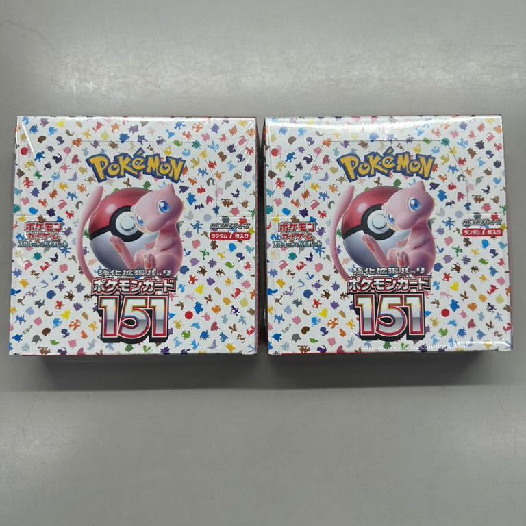 ポケカ 151BOXシュリンク付き2box-