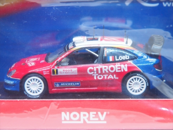 新品★絶版 シトロエン クサラ 2005WRCモンテ 優勝 ローブ (Citron Xsara 2005 WRC Monte Carlo Sbastien Loeb)