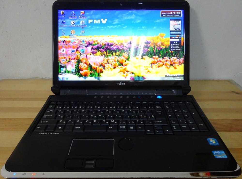 富士通ノートパソコンLIFEBOOK AH77/C/Core i7-2630QM 2.0GHz/4GB