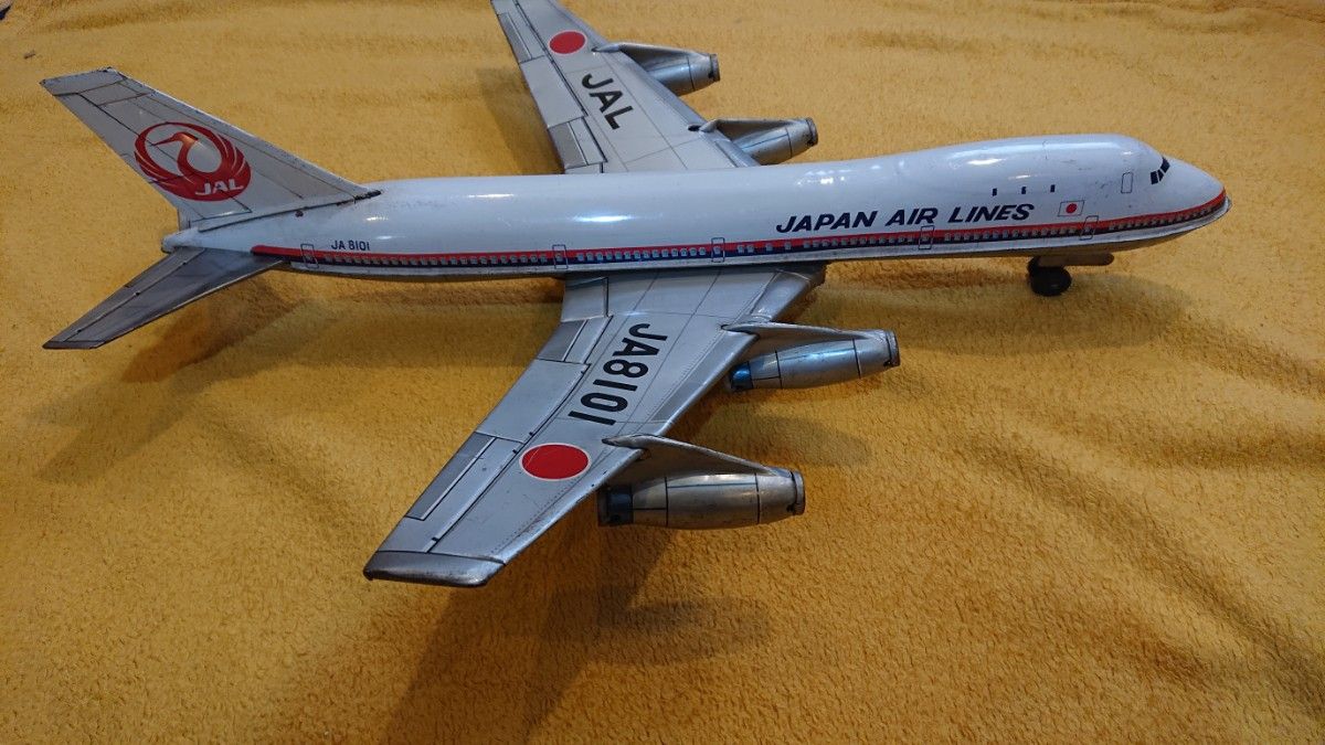 ATC アサヒ玩具 全日空 JAL JAPAN AIR LlNEJA8101 当時物 大型ブリキ玩具 ヴィンテージ