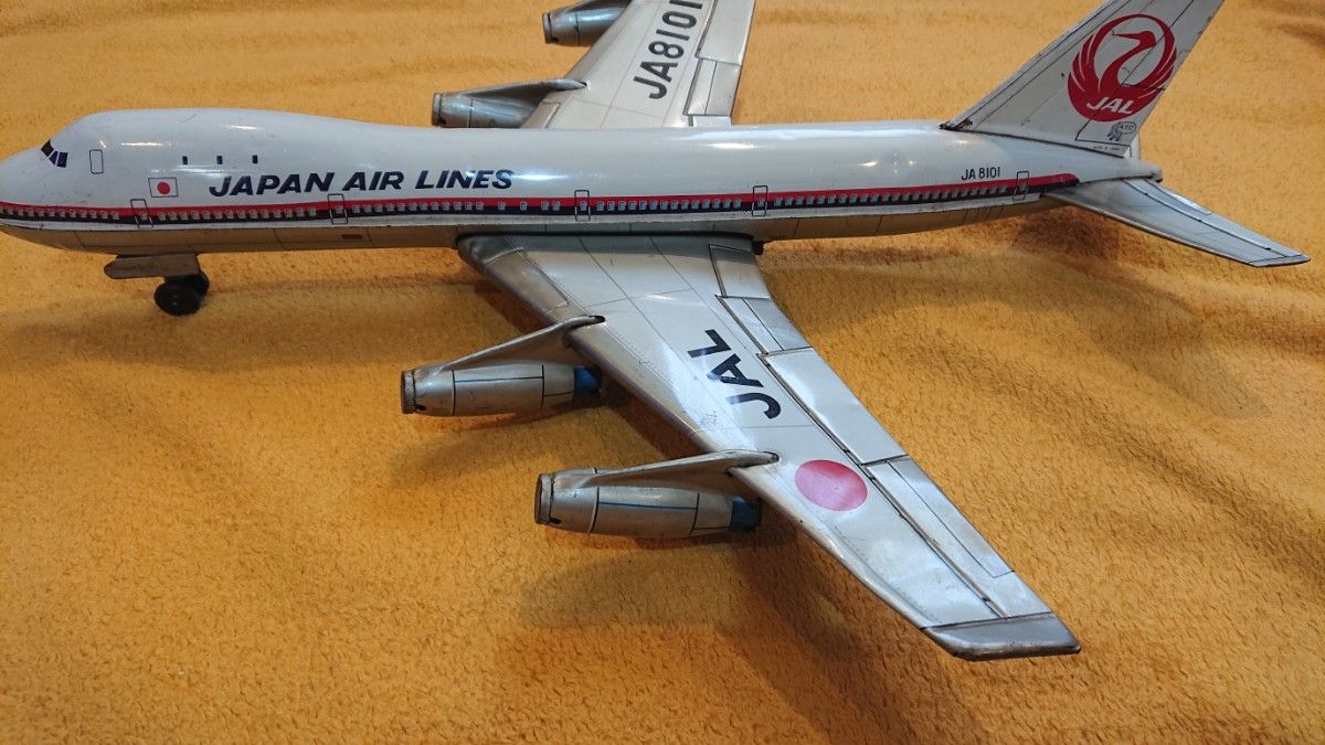 ATC アサヒ玩具 全日空 JAL JAPAN AIR LlNEJA8101 当時物 大型ブリキ玩具 ヴィンテージ