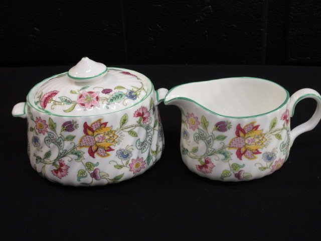 a9793 美品 MINTON ミントン シュガーポット クリーマー 全2点