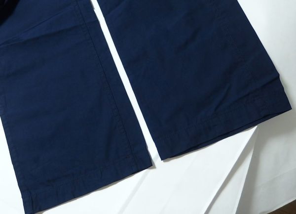 Engineered Garments エンジニアードガーメンツ USN Pant Cotton Pima Poplin ミリタリー パンツ 30 紺_画像7