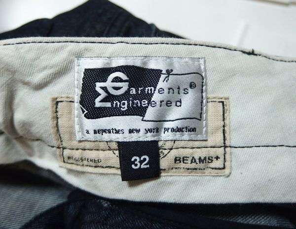 Engineered Garments engineered garments BEAMS PLUS специальный заказ GLASSFIELD PANTS стакан поле Denim брюки 32