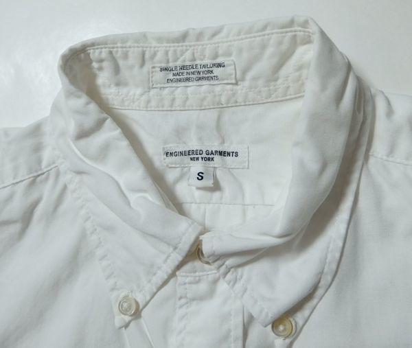 Engineered Garments engineered garments 19th BD Shirt кнопка down рубашка S белый 