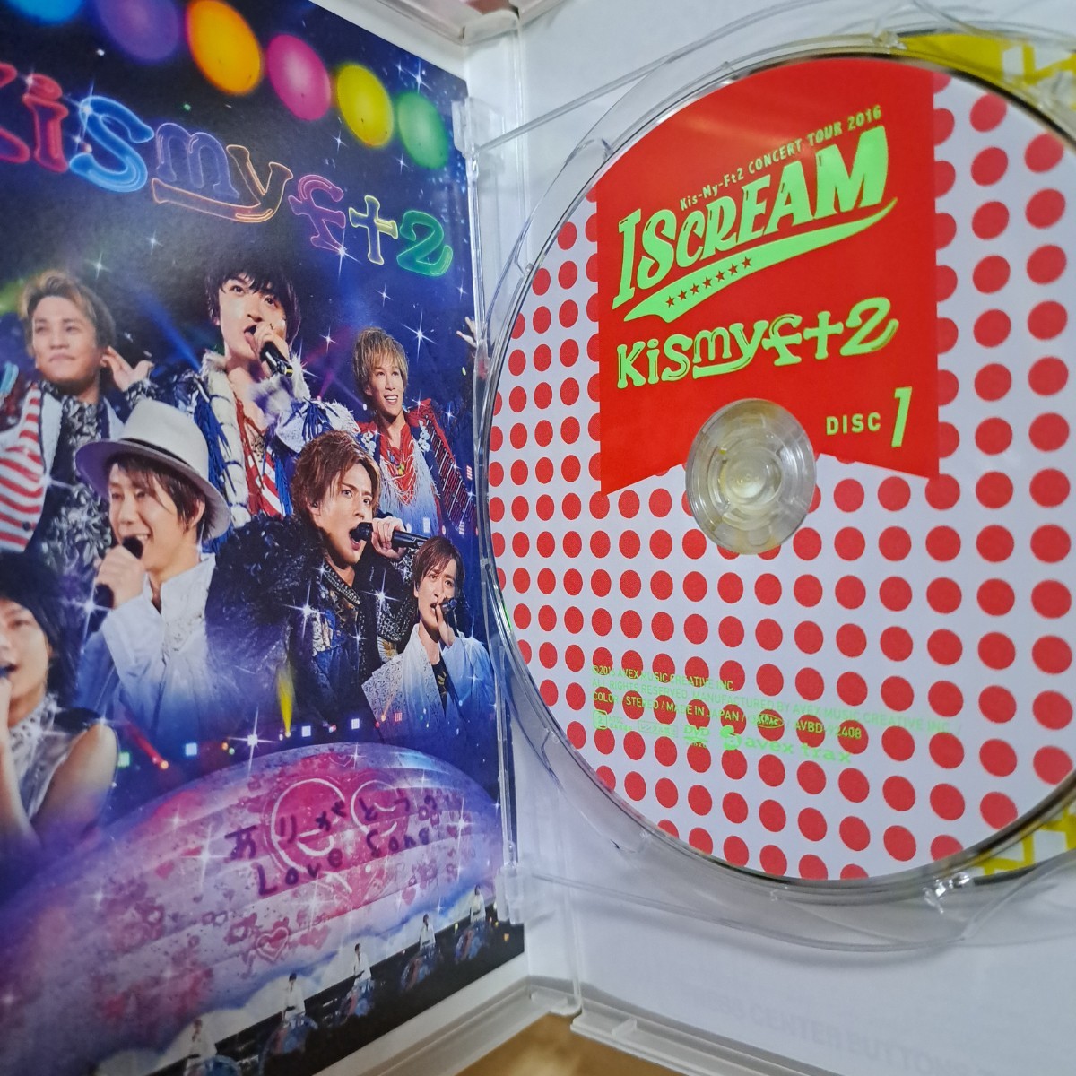 「Kis-My-Ft2/CONCERT TOUR 2016 I SCREAM〈2枚組〉」ディスク良好品_画像5