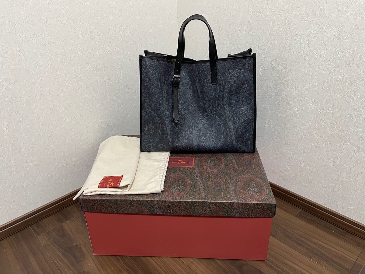 Etro エトロ メンズ トートバッグ ペイズリー