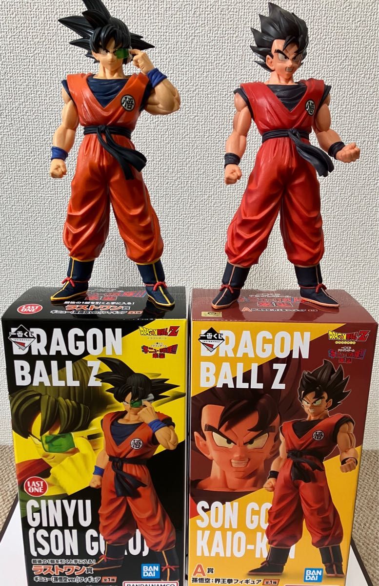 【開封品特別価格】一番くじドラゴンボールギニュー特戦隊！!来襲　A賞孫悟空フィギュア＋ラストワン賞ギニュー悟空