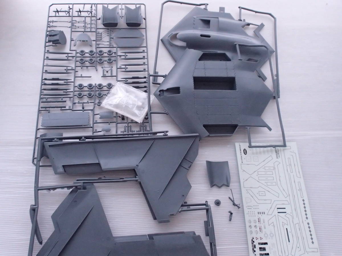 【送120】1日元〜未組裝的測試儀B-2隱形轟炸機1/72比例＃7571 B-2隱形轟炸機塑料模型    原文:【送120】1円～未組立 Testors B-2ステルス爆撃機1/72スケール# 7571 B-2 Stealth Bomber プラモデル