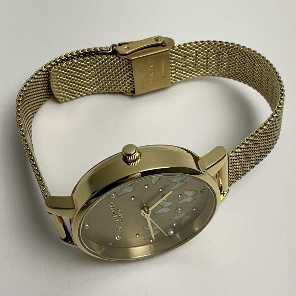 オリビアバートン 腕時計 OLIVIA BURTON OB16MB37 スパークル バタフライ レディース メッシュベルト [箱付属品なし]_画像3