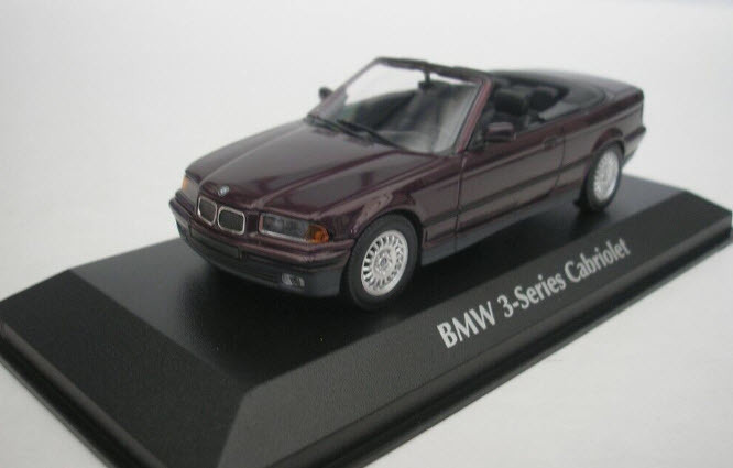 MAXICHAMPS 940023331 1/43 BMW 3-シリーズ カブリオレ 1993 パープルメタリック