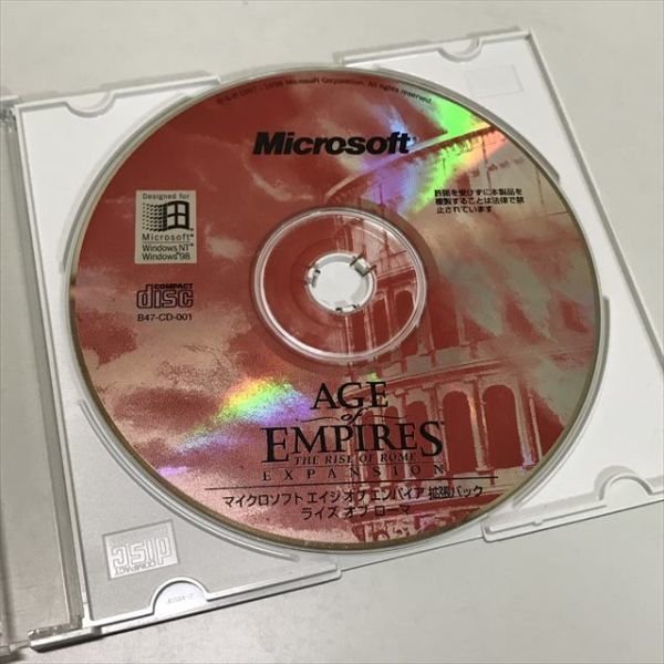 Z8683 ◆マイクロソフト　エイジオブエンパイア ライズ オブ ローマ　Windows PCゲームソフト ディスクのみ_画像1