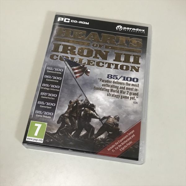 Z8531 ◆ハーツオブアイアン 3 HEARTS OF IRON Ⅲ COLLECTION　Windows PCゲームソフト_画像1