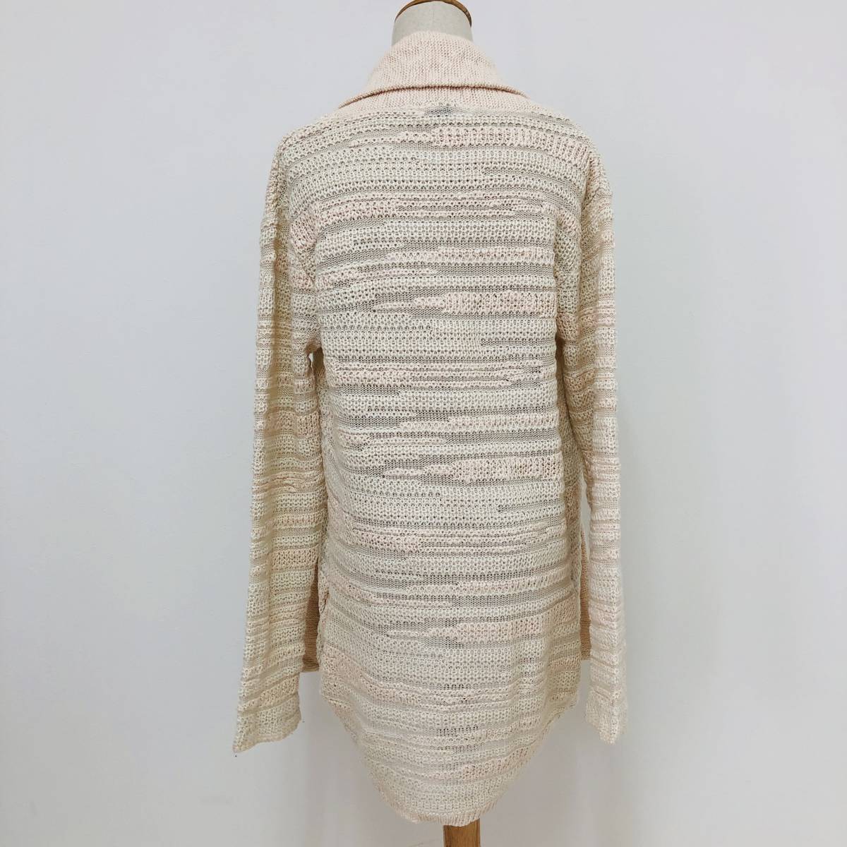 k0204 beautiful goods AZUL by MOUSSY azur bai Moussy cardigan long sleeve cotton . soft S beige plain simple tei Lee casual 