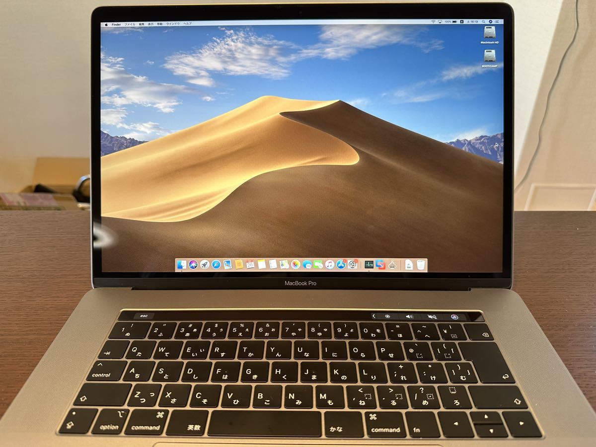 いラインアップ 15.4 Pro MacBook 【美品】Apple 2019 256GB 16GB/SSD