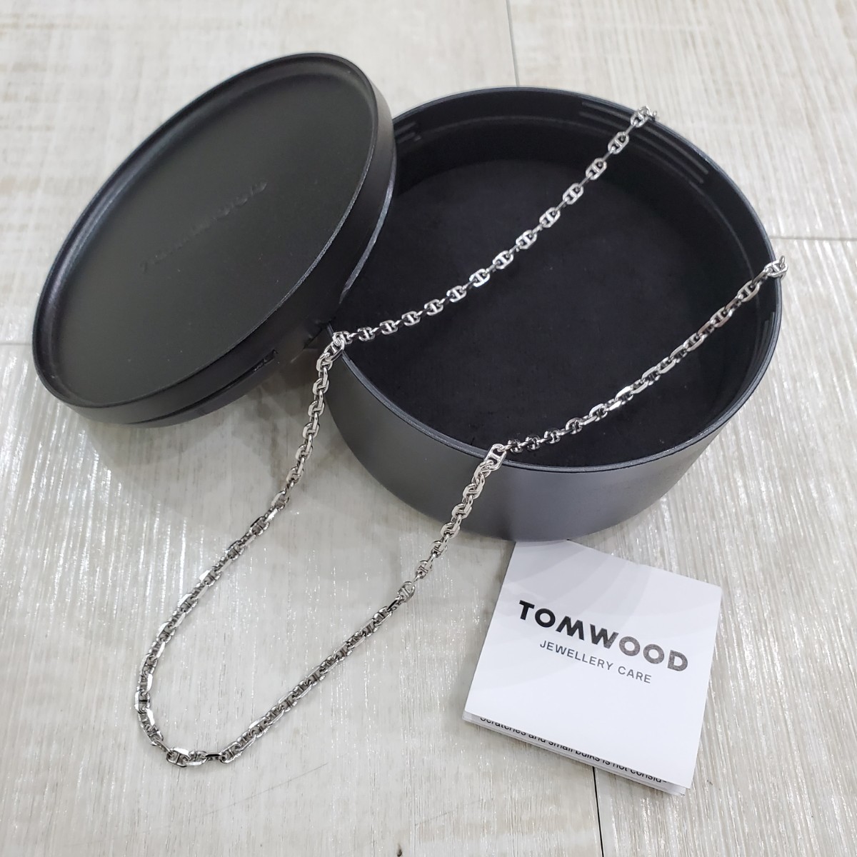 玄関先迄納品 TOMWOOD トムウッド Cable chain チェーン ネックレス 62cm シルバー アクセサリー シルバー - www