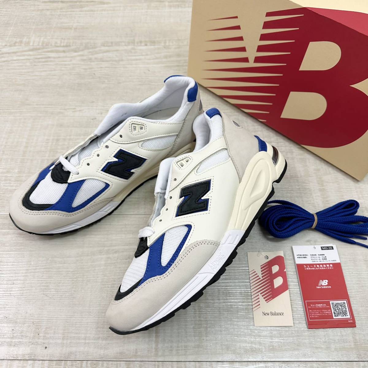 新品 国内正規 NEW BALANCE M990WB2 M990 WB2 990 MADE IN USA ニューバランス アメリカ製 ユナイテッドアローズ 購入 サイズ 27cm_画像1