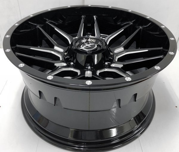 新品 20x10J タンドラ セコイア ランクル100 XF OFFROAD XF222 20インチホイールのみ4本セット -12 139.7/150-5H 150-5穴 139.7-5穴_画像4