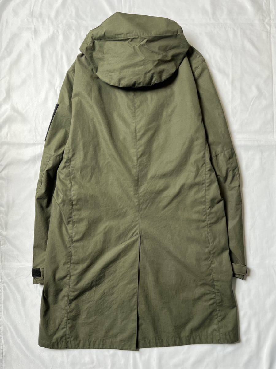 tilak POUTNIK ティラック ポートニック Knight Coat Ventile ナイトコート ベンタイル オリーブ ジャケット フーデッドコート_画像3