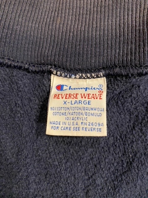 90's Champion/チャンピオン 刺繍タグ Reverse Weave/リバースウィーブ