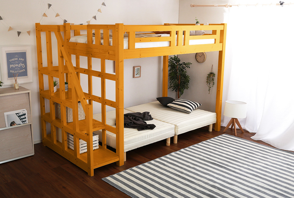  лестница имеется из дерева кровать-чердак одиночный светло-коричневый цвет 