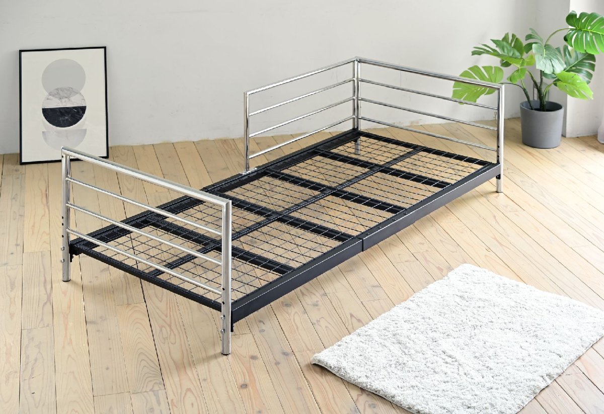 tei bed sofa bed frame low type Short semi single pipe bed 