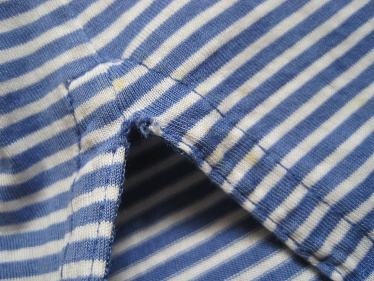 オールド　Polo by Ralph Lauren ポロ ラルフローレン ビックポロ ポロシャツ 裾ポニー　LL_スリットに傷や汚れあり