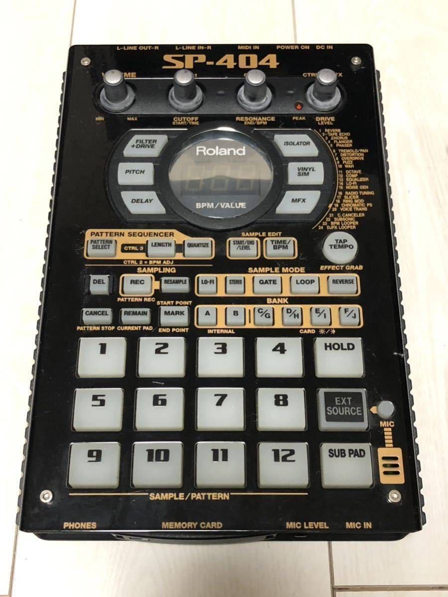 Roland SP-404 限定カラー Black Gold 元箱 取説 ACケーブル付き