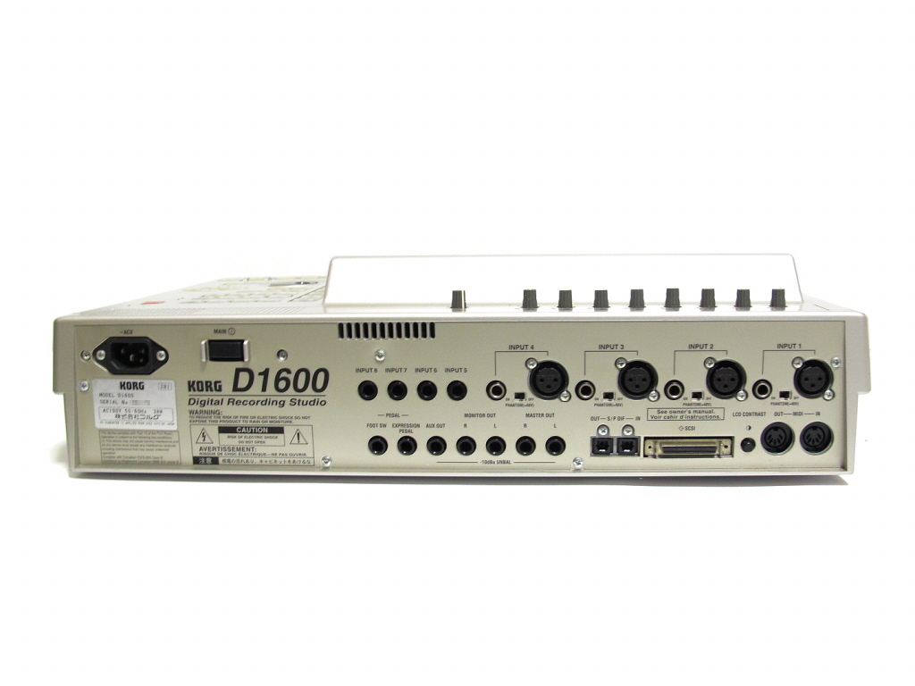 上位MTR KORG D1600 大容量140GB☆タッチパネル/CD☆本格バンド録音に