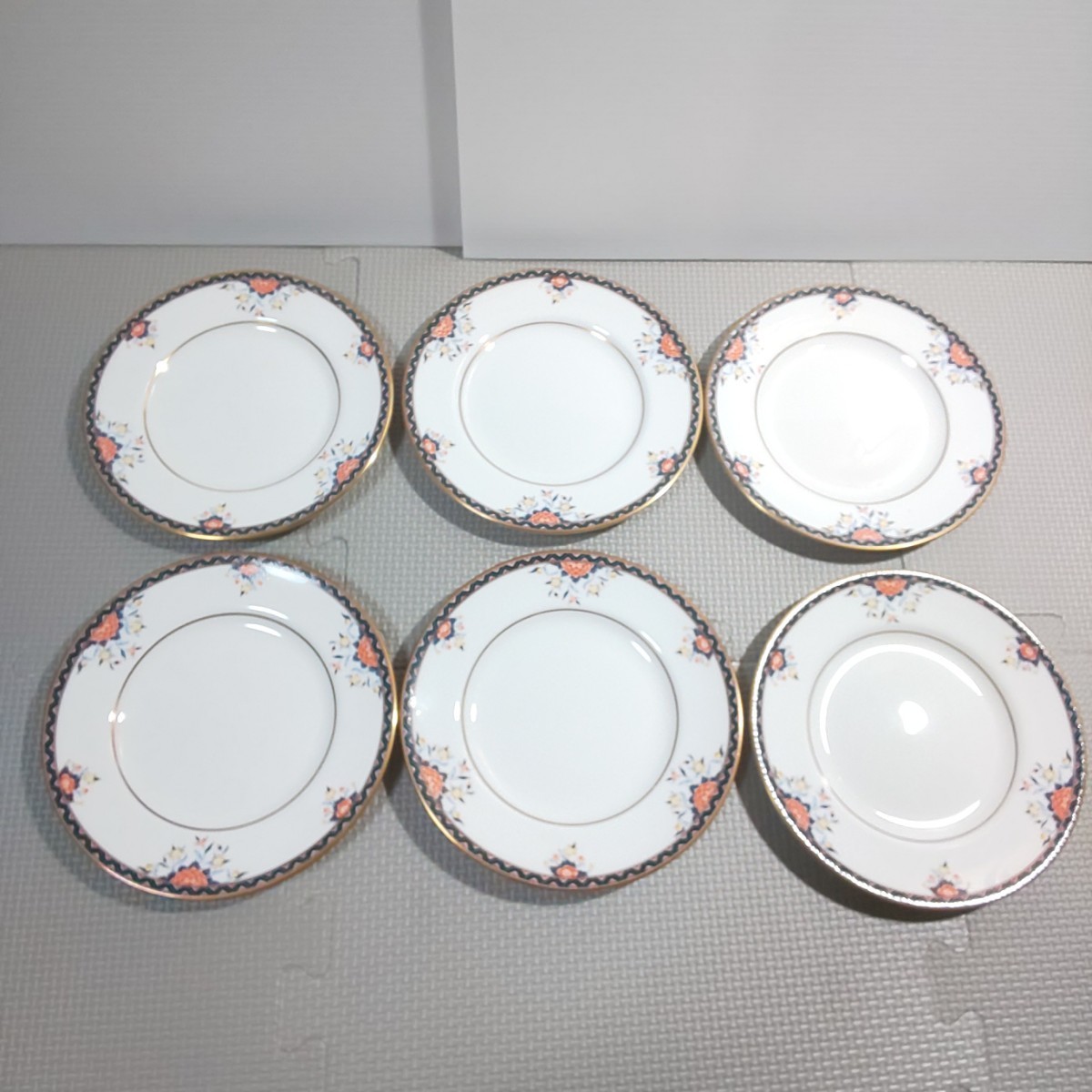 公式 ウェッジウッド【トゥーレーヌ プレート 6枚】約15cm WEDGWOOD