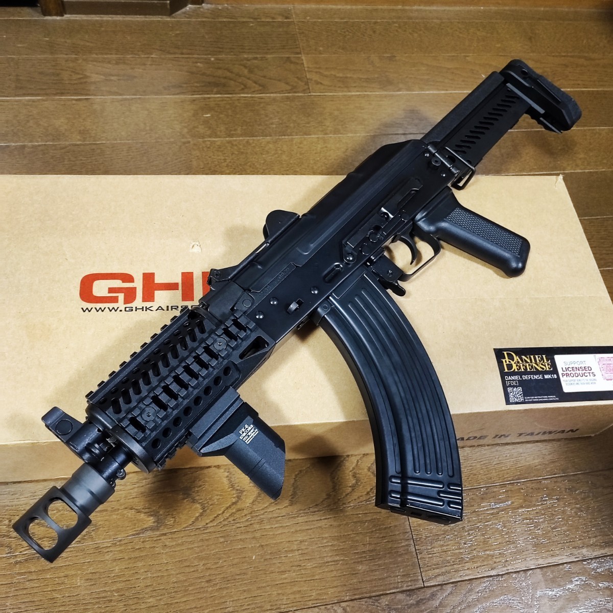 GHK Aks74u co2 zenit カスタム gbb ガスブローバック ライフル AK47