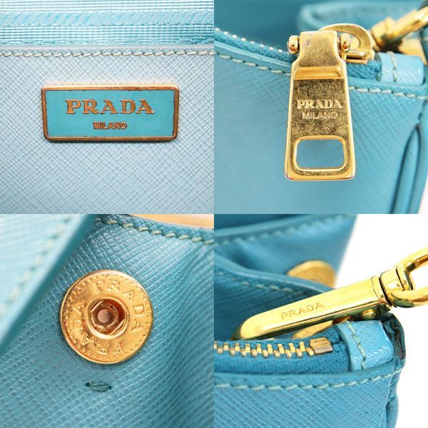 美品 PRADA プラダ バック ガレリア ハンドバック ブランド かばん トートバック ショルダーバック サフィアーノ 2WAY カード付き BN2274