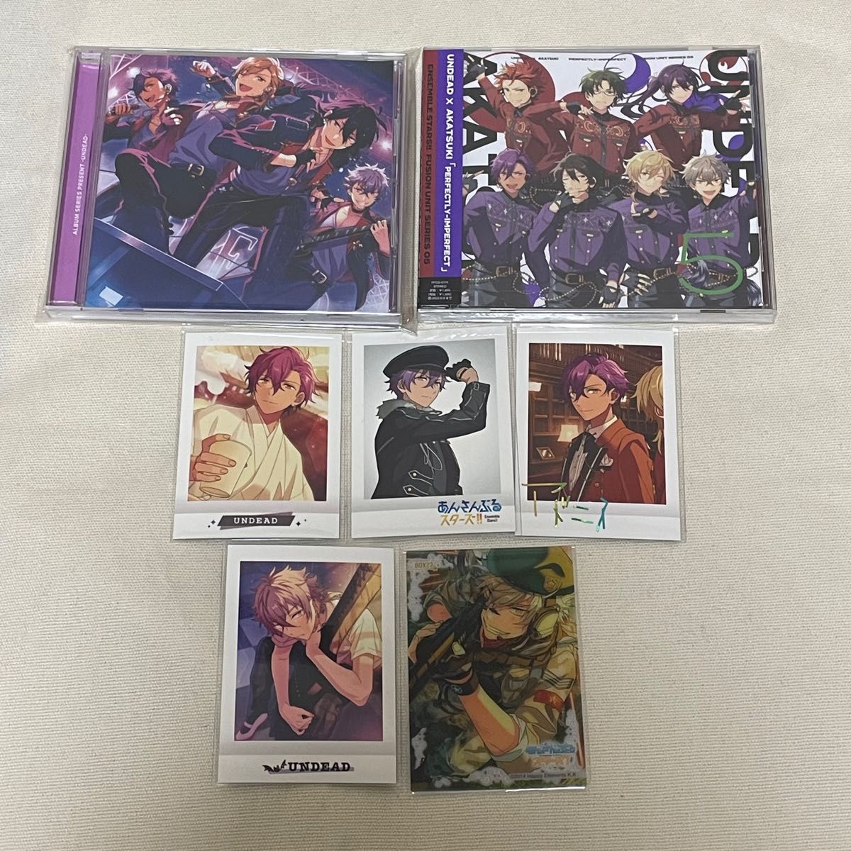 あんスタ　UNDEAD グッズセット　缶バ　ステッカー　CD  ぱしゃこれ