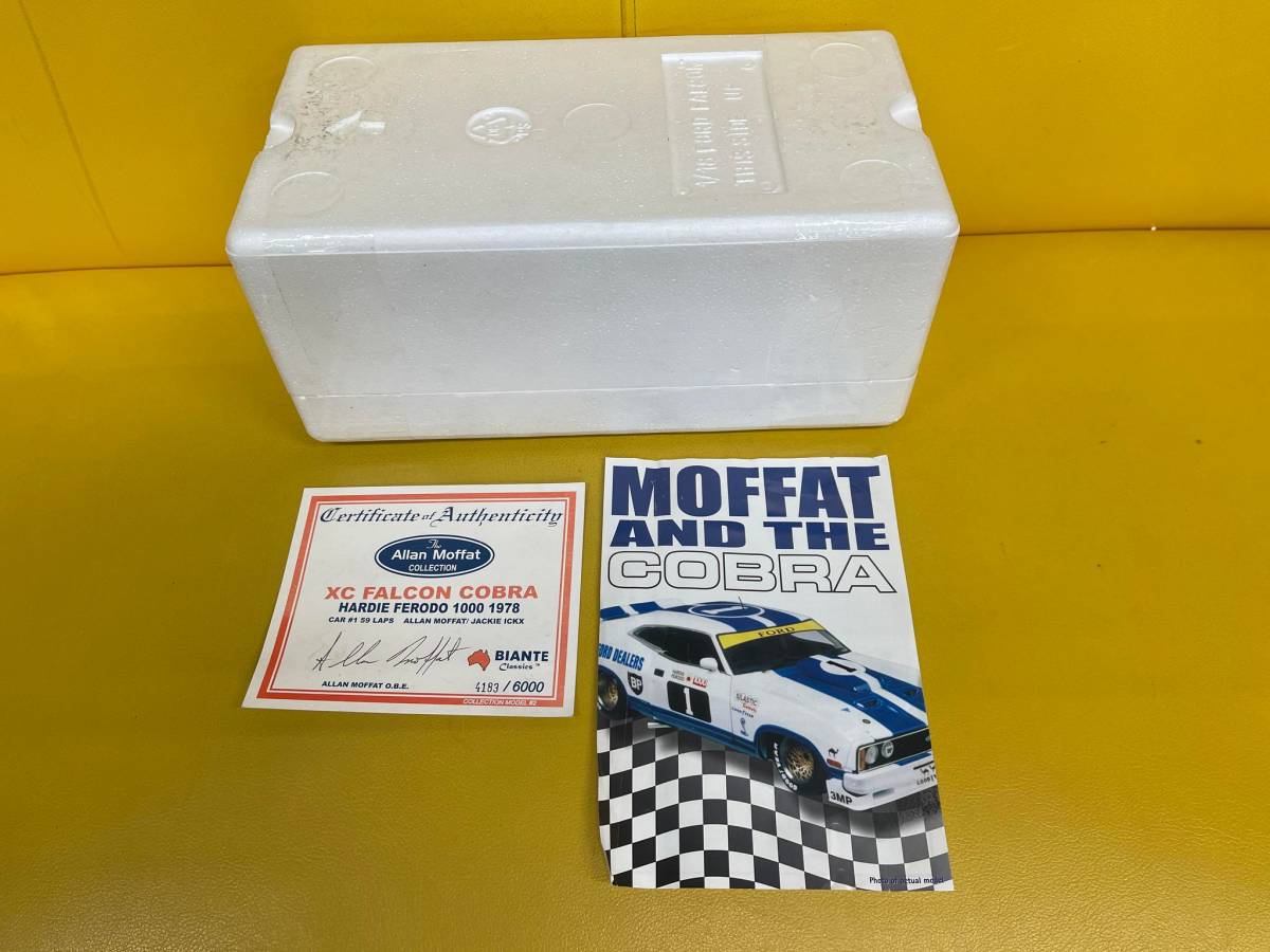 AUTOart（Biante） Allan Moffat Ford XC Falcon Cobra Coupe 1978 Diecast cars 1:18_画像4
