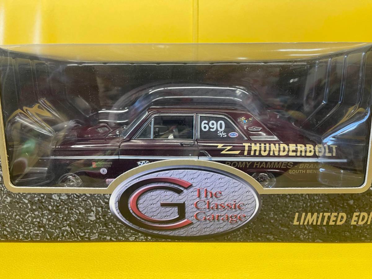 Ertl RC2 Dick Brannan 1964 Ford Fairlane 427 Thunderbolt Diecast cars 1:18