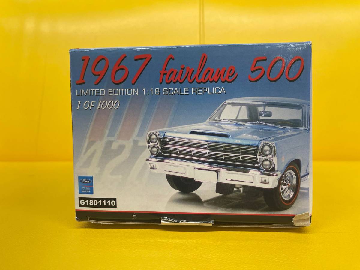 GMP 1967 Ford Fairlane 500 427 Diecast cars 1:18_画像5