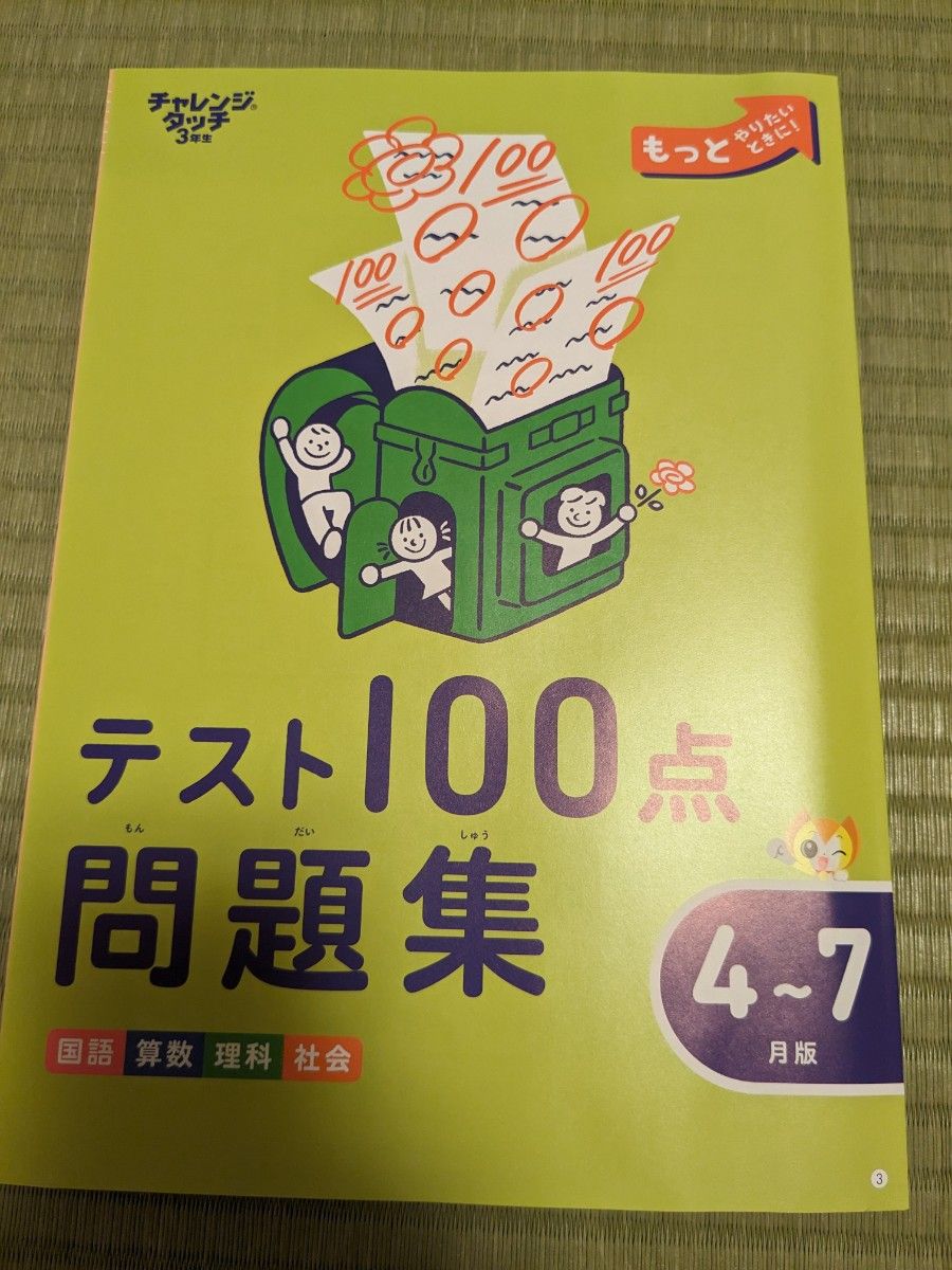 チャレンジ 3年生 進研ゼミ  問題集