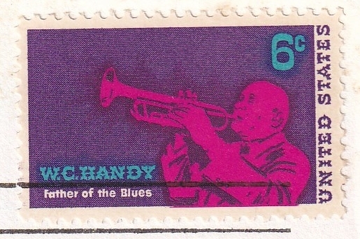 [FDC] well-known person : blues. .,W*C* handy (6)(1969 year )( America ) real .t3836