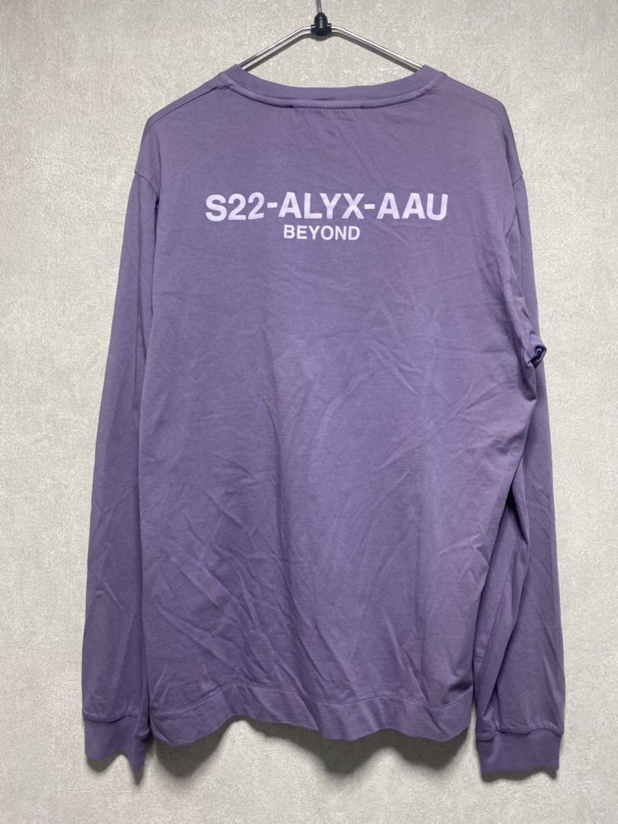 アリクス 1017 ALYX 9SM ロングTシャツ Lサイズ 定価31900円 (b-7)長袖Tシャツ ロンTの画像3