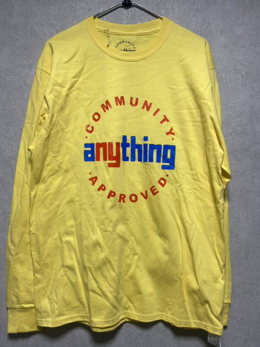 当季大流行 ロングTシャツ エニシング approved community XLサイズ