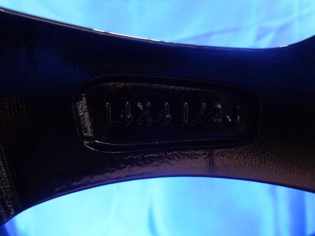 t_ 新品アルミホイール4本セット 14インチ ライツレー MG 4.5J ×14 +45 100/4H ワゴンＲ、ムーヴ、スペーシア、Ｎ－ＢＯＸ等 都留店_画像2