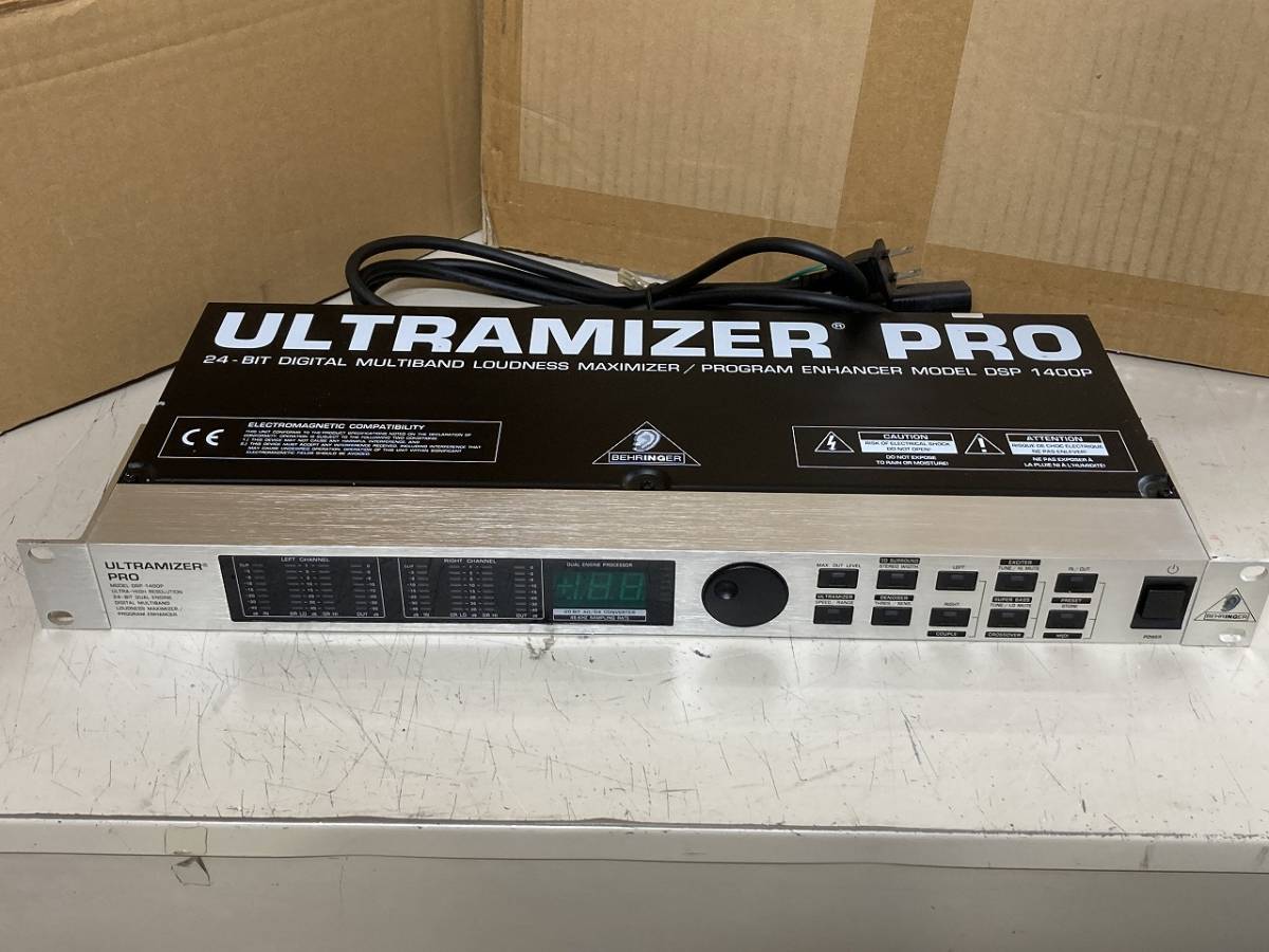 ■BEHRINGER■マスタリングデジタルコンプレッサー■ULTRAMIZER PRO [DSP1400P]■中古■　★即決★_画像1